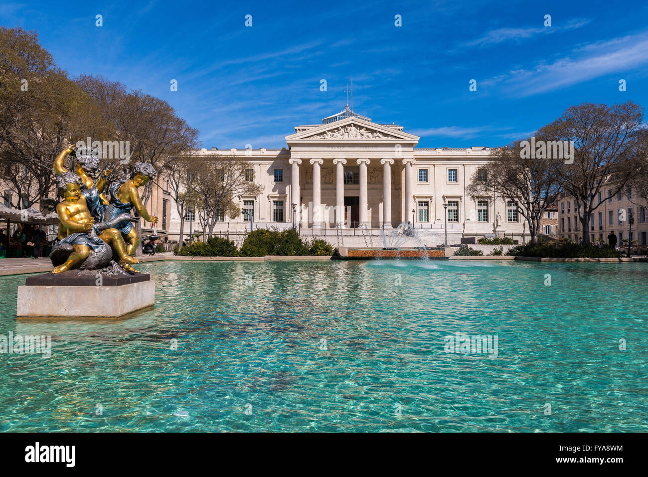 Palais de Justice, Marseille Bouche du Rhone Frankreich Stockfoto