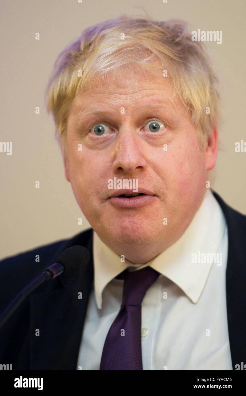 Boris Johnson MP konservativen Außenminister Stockfoto