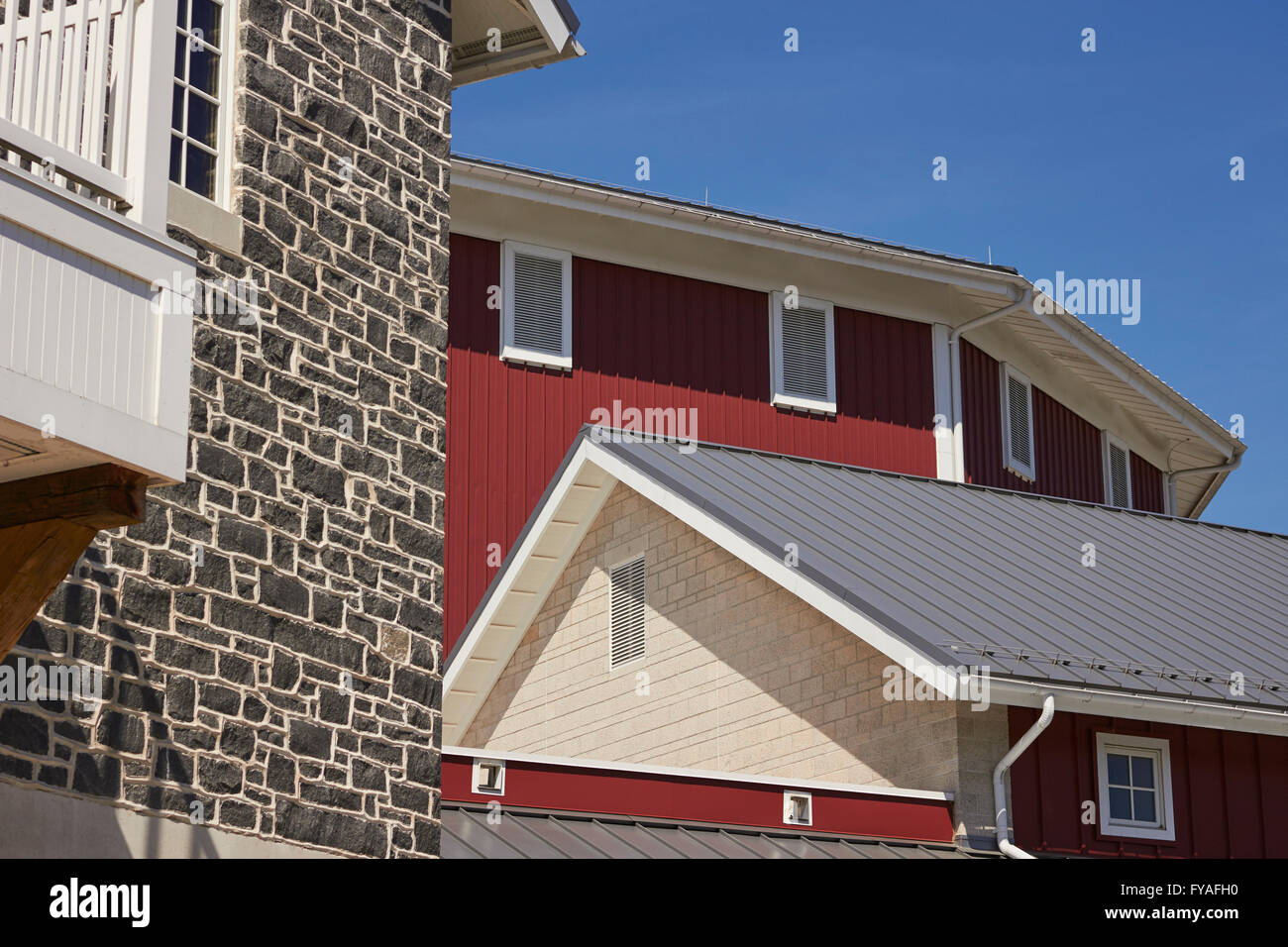 Besucher Center-Gebäudes, Gettysburg National Military Park, Pennsylvania, USA Stockfoto