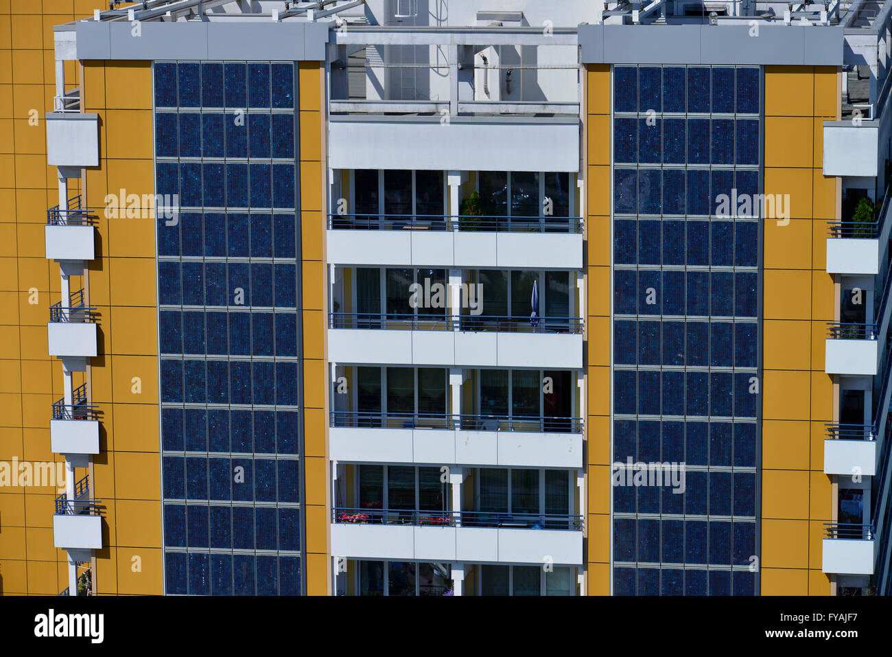 Wohnhaus, Helene-Weigel-Platz, Marzahn, Berlin, Deutschland Stockfoto