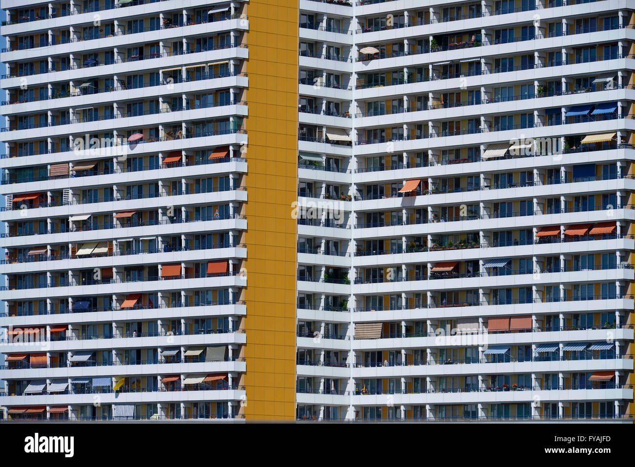 Wohnhaus, Helene-Weigel-Platz, Marzahn, Berlin, Deutschland Stockfoto