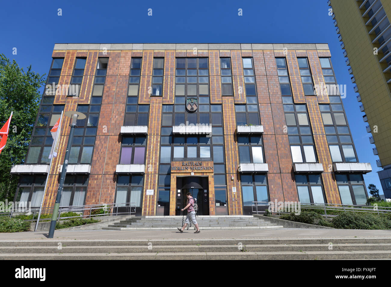 Rathaus, Helene-Weigel-Platz, Marzahn, Berlin, Deutschland Stockfoto