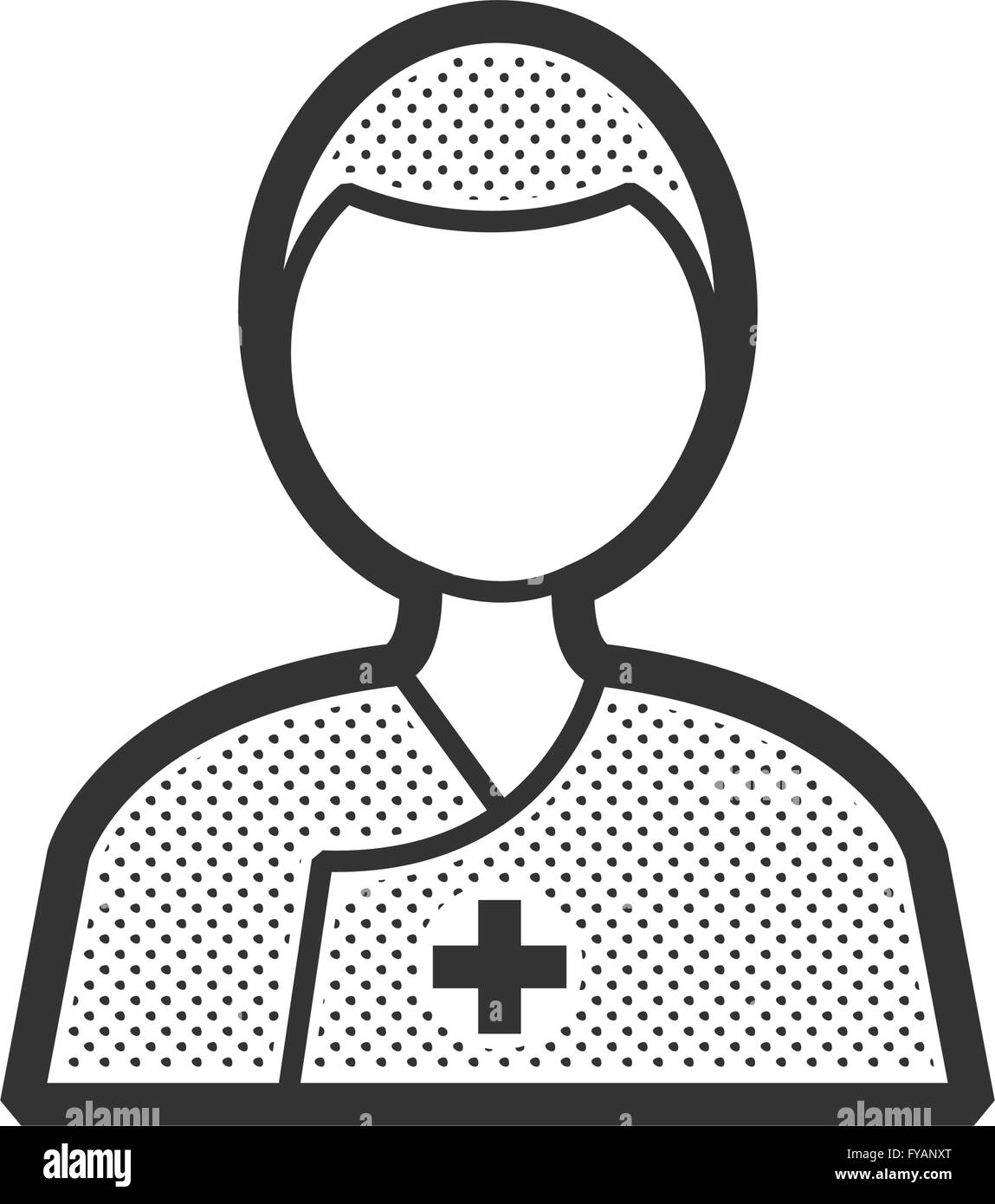 Patienten Symbol Mann Stock Vektor