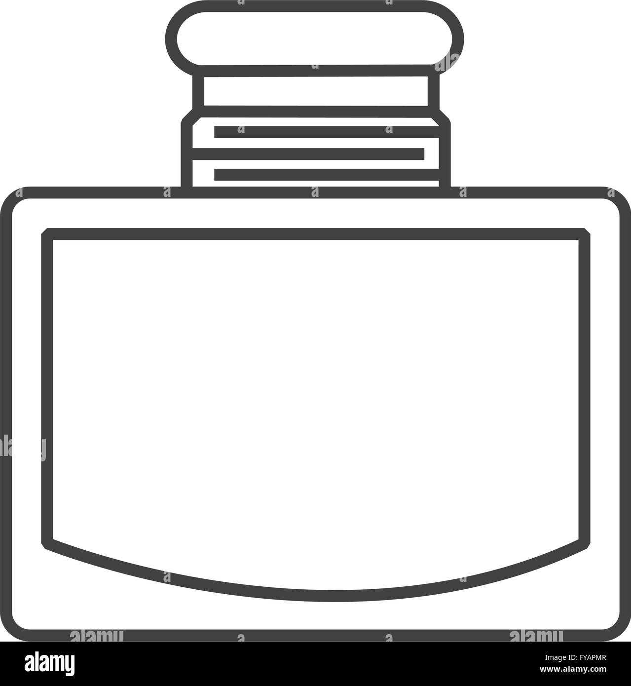 Linie Symbole medizinische Apotheker, Wärmflasche oder Tasche Stock Vektor