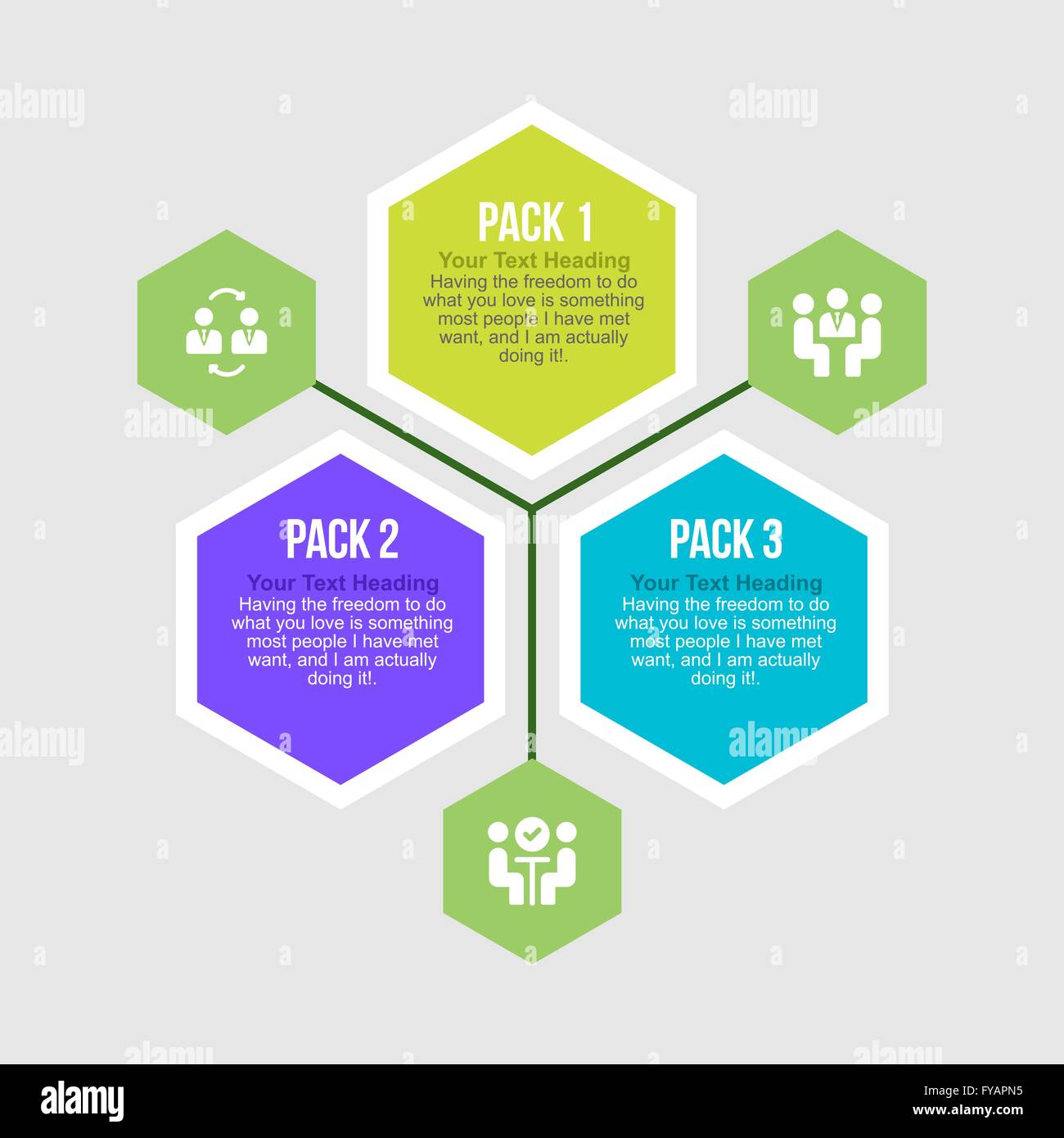 Infografiken Design Template Stock Vektor