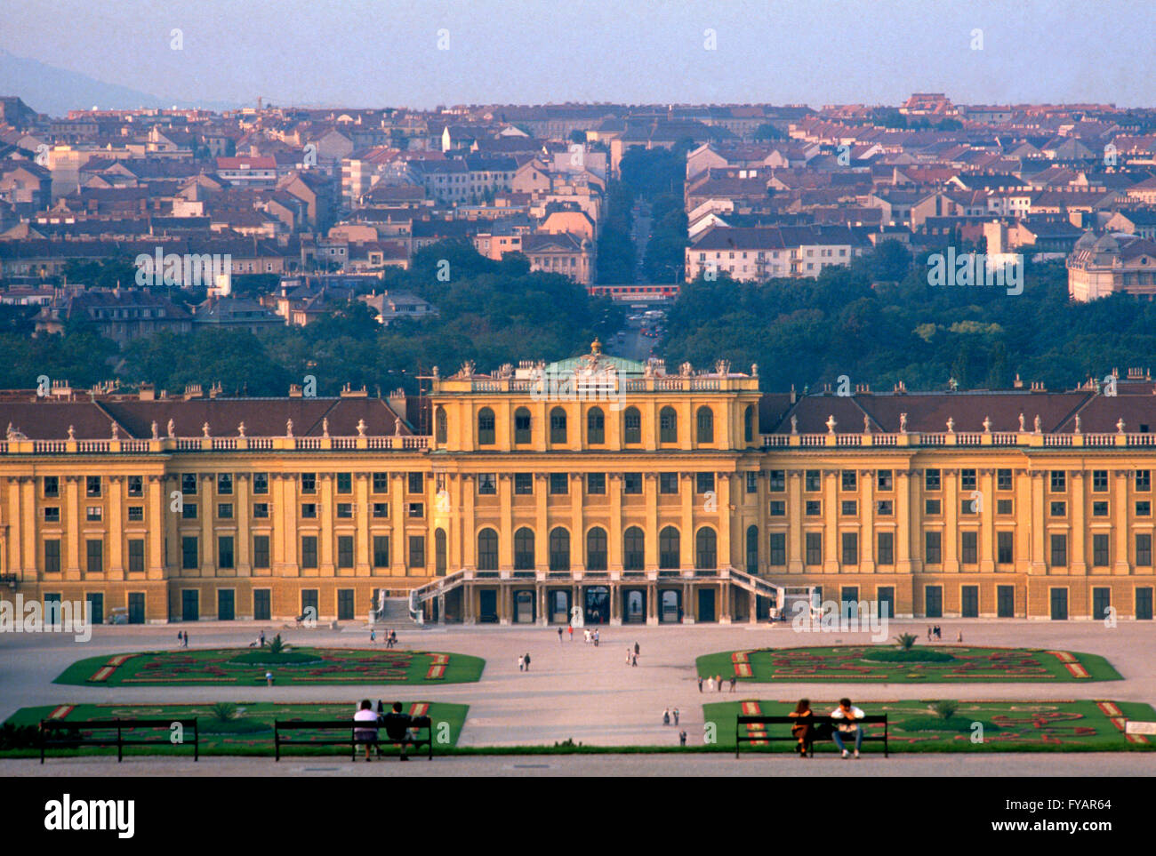 Österreich, Vienna Schloss Schönbrunn, Sommer-Retrat, imperiale Architektur, Kaiser, Schloss, Garten, makellos, Franz Josef Stockfoto