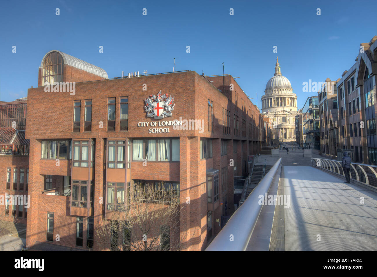 der Londoner Schule Stockfoto