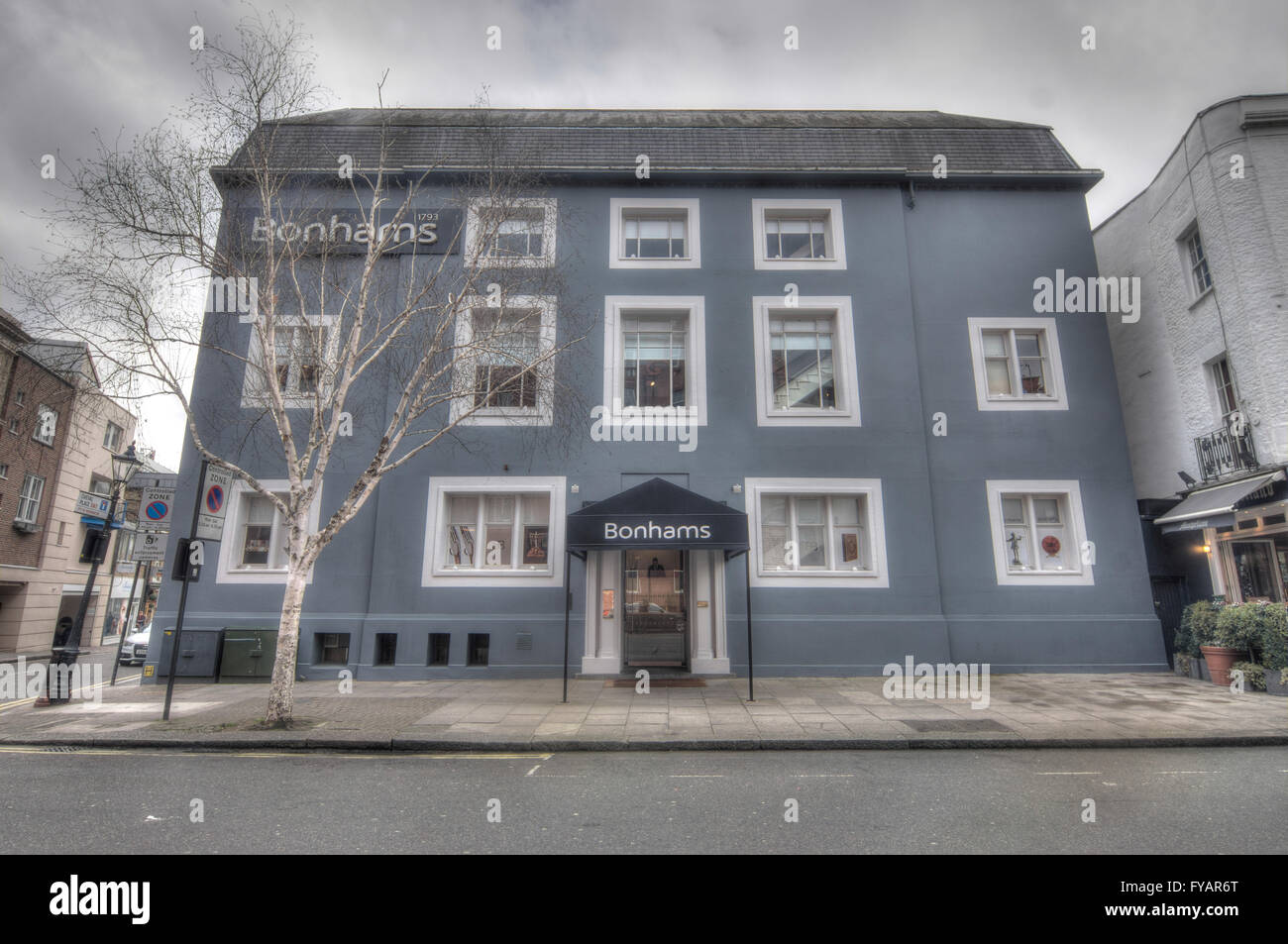 Bonhams Auktion House in London Stockfoto