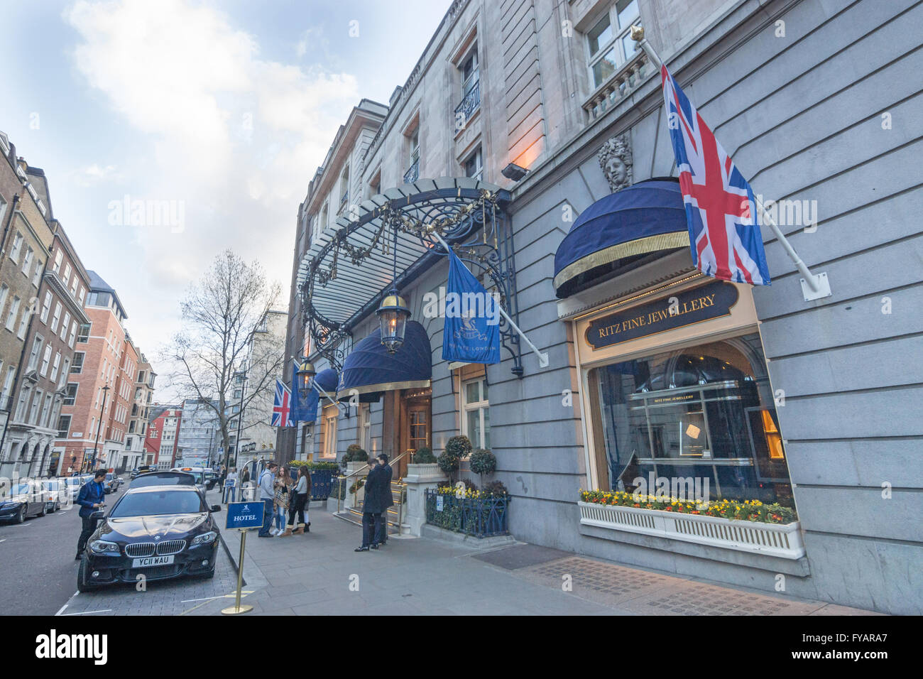 Ritz Hotel in London.  5-Sterne hotel Stockfoto