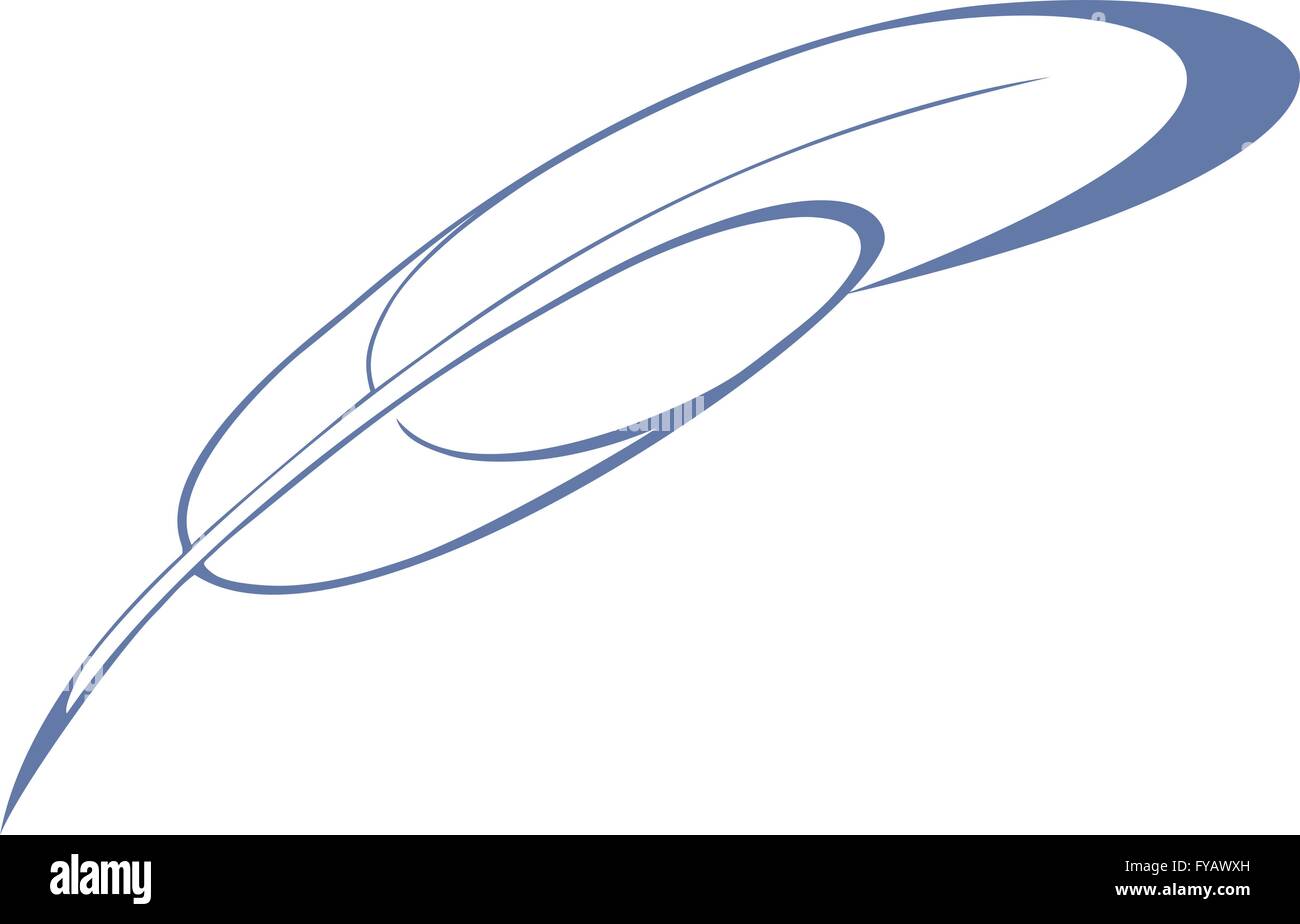 Kalligraphische Feder Stock Vektor