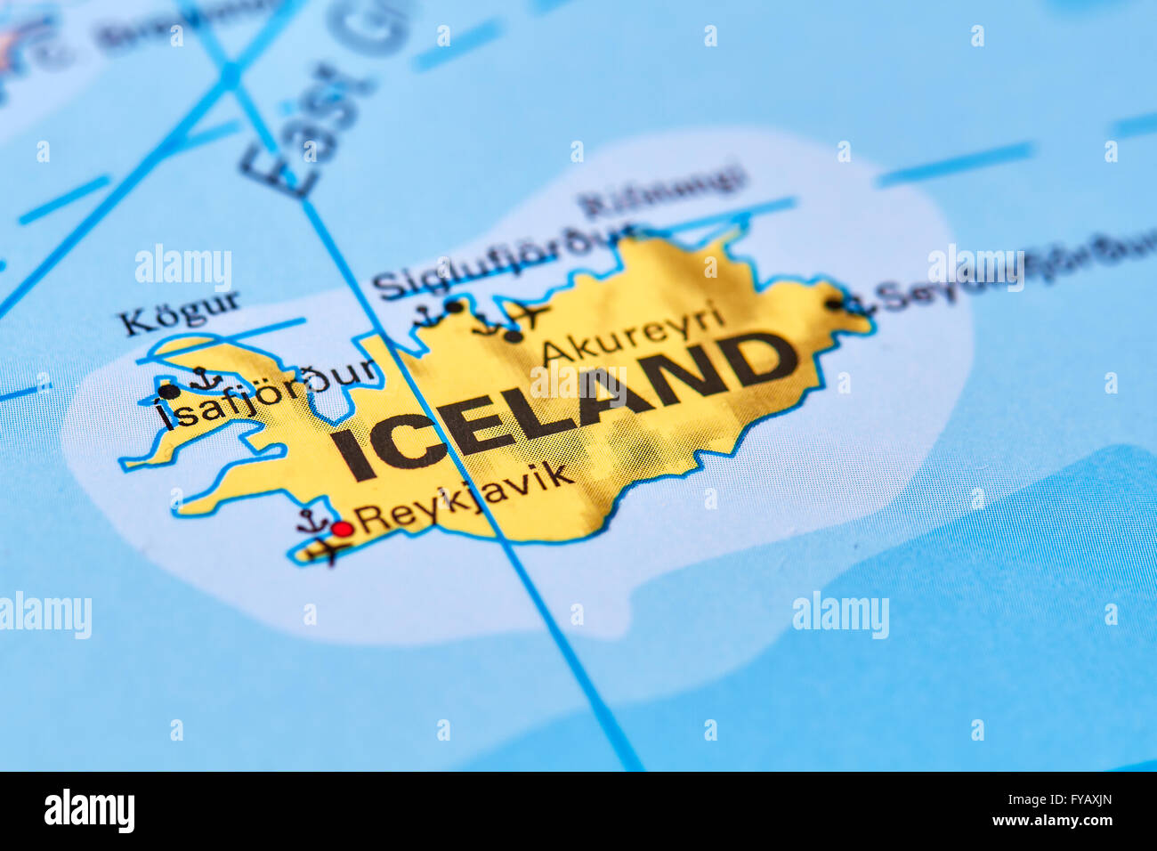 Karte von island Stockfotos und -bilder Kaufen - Seite 6 - Alamy