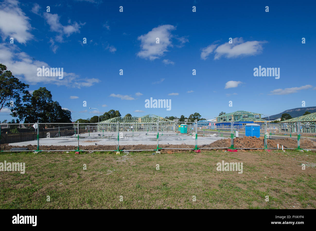 Neubau Haus in Australien Stockfoto