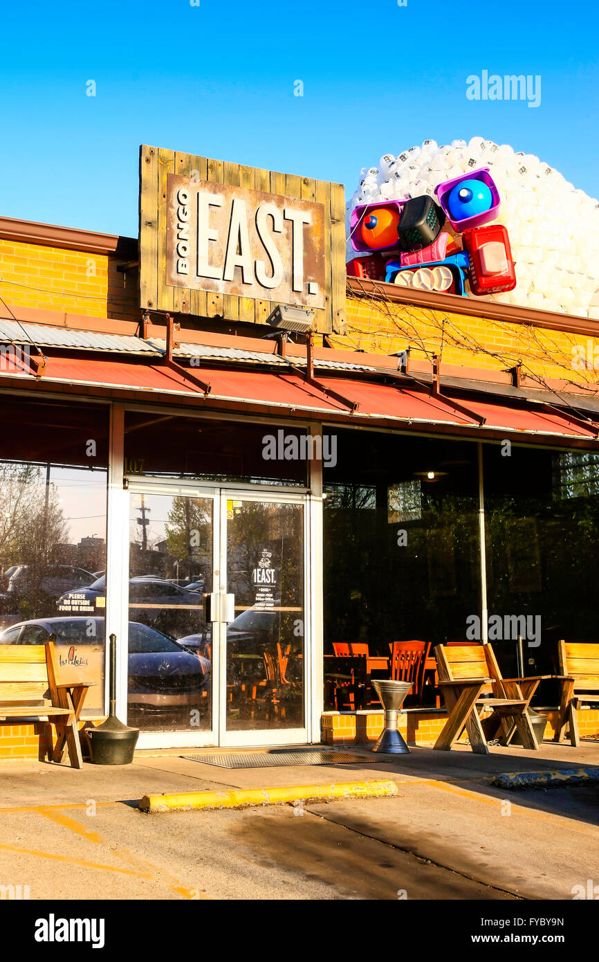 Bongo Java Osten einfaches Essen Restaurant am 11th Street in East Nashville Stockfoto