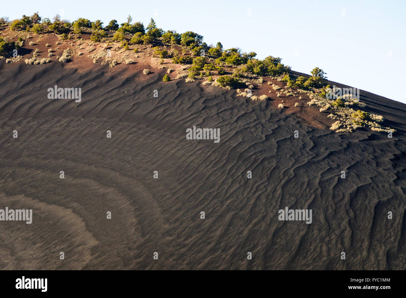 Sunset Crater Nationalmonument Stockfoto