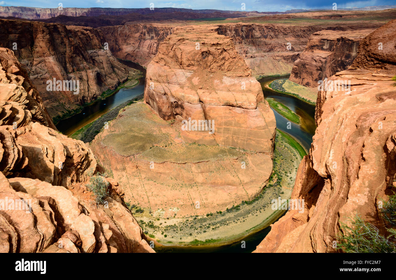 Der Horseshoe Bend Stockfoto