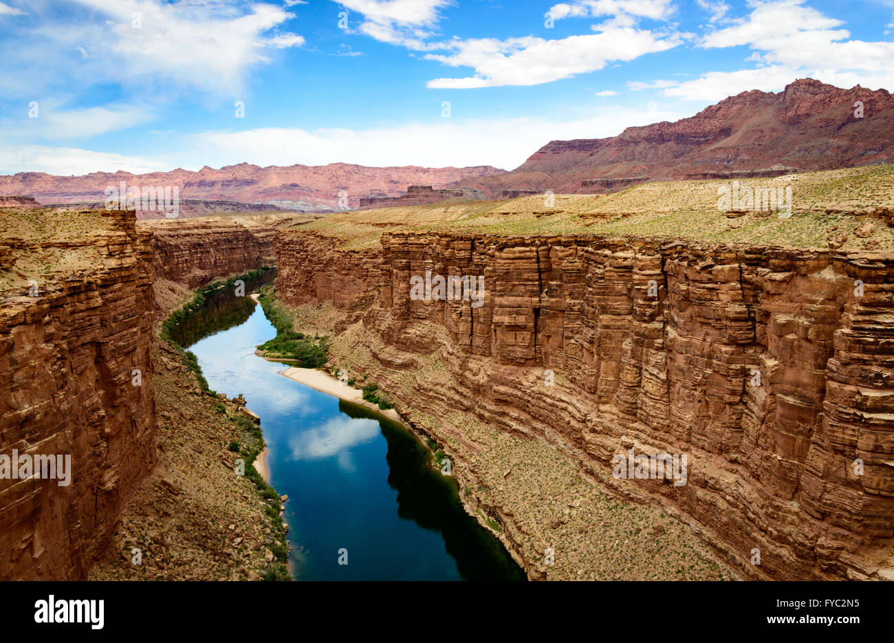 Vermilion Cliffs Nationalmonument Stockfoto