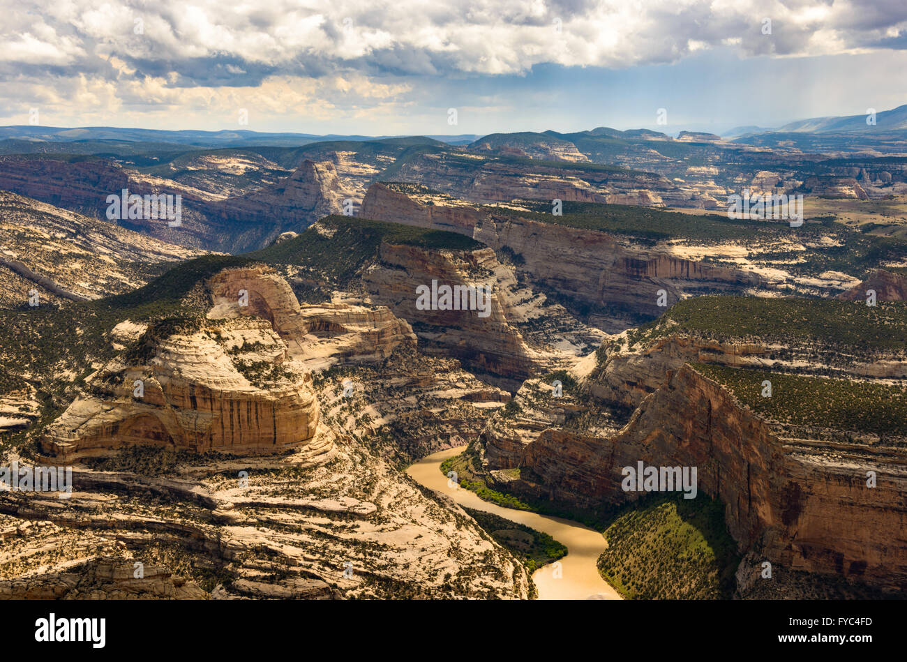 Dinosaur Nationalmonument Stockfoto