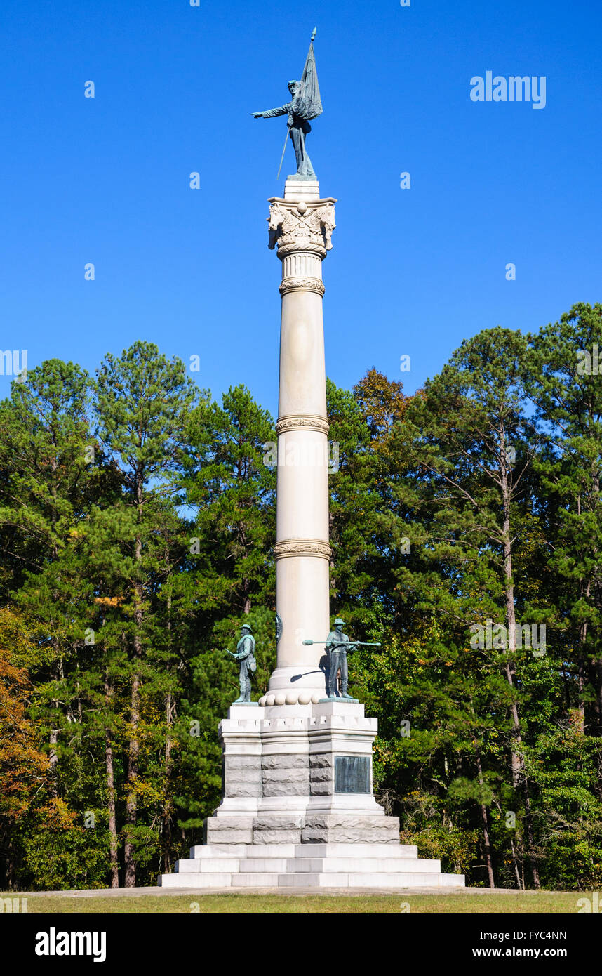 Chickamauga und Chattanooga National Military Park Stockfoto