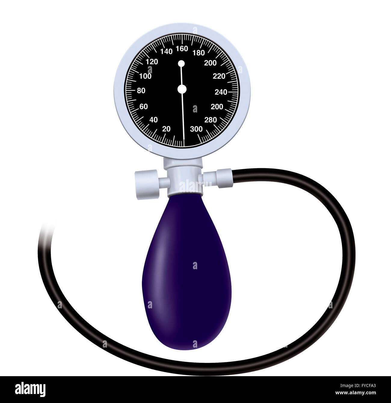 ARTERIELLEN DRUCKS, ILLUSTRATION Stockfoto