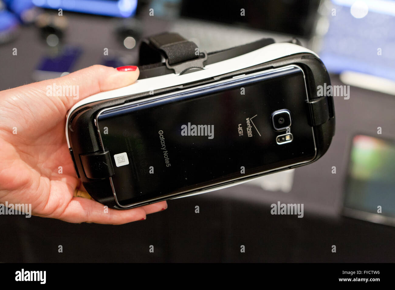 Samsung Gang VR-Einheit (Samsung VR-Brille) - USA Stockfoto