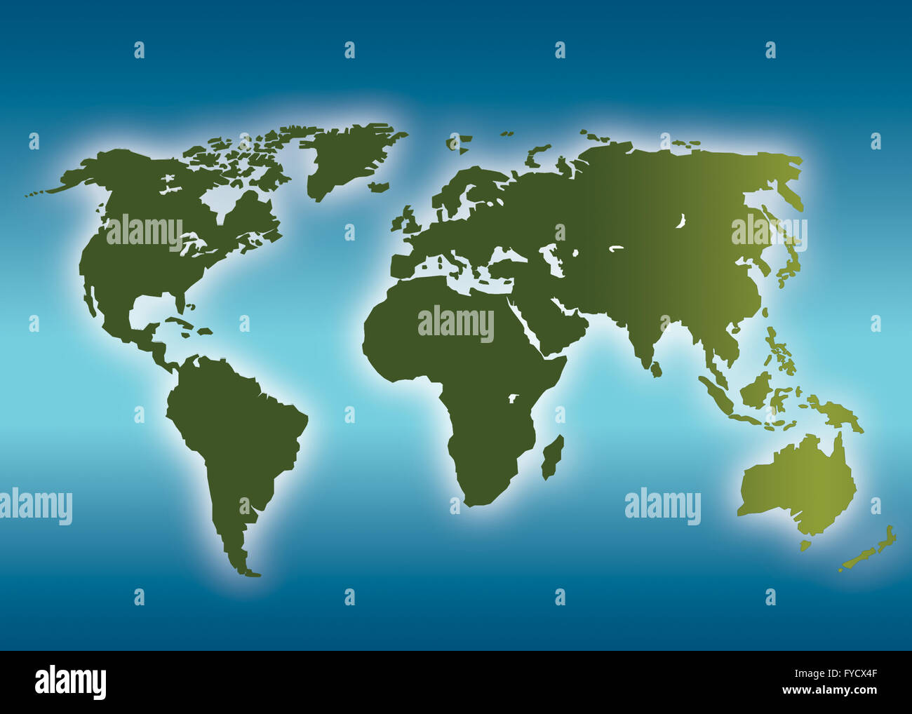 Weltkarte Stockfoto