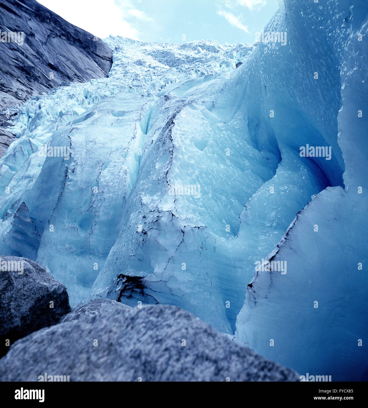Gletschereis Stockfoto