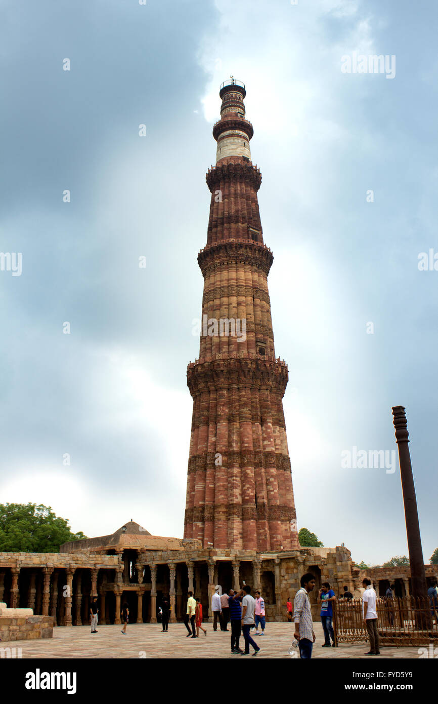 Qutb Minar Stockfoto