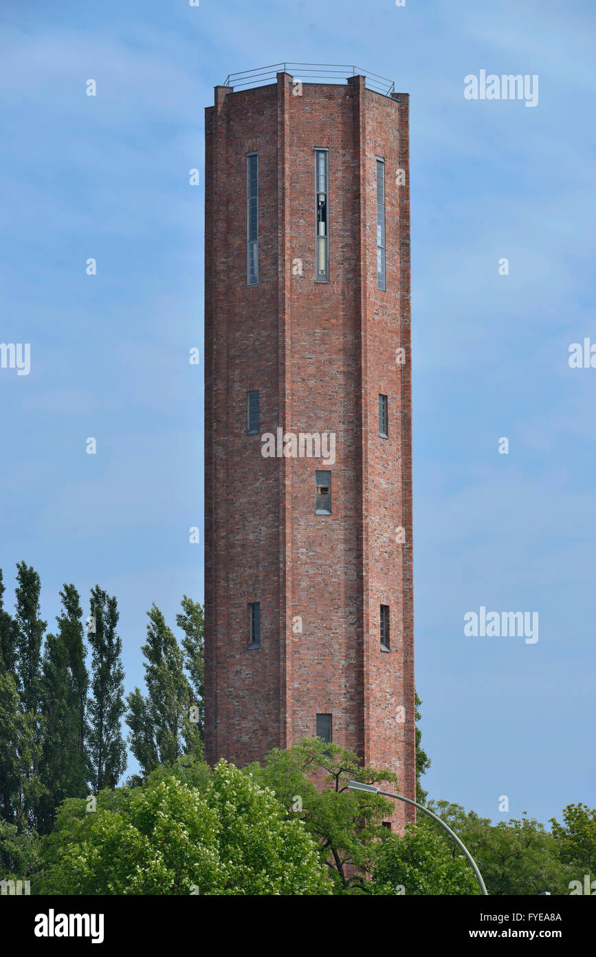 Wasserturm, Blockdammweg, Rummelsburg, Lichtenberg, Berlin, Deutschland Stockfoto