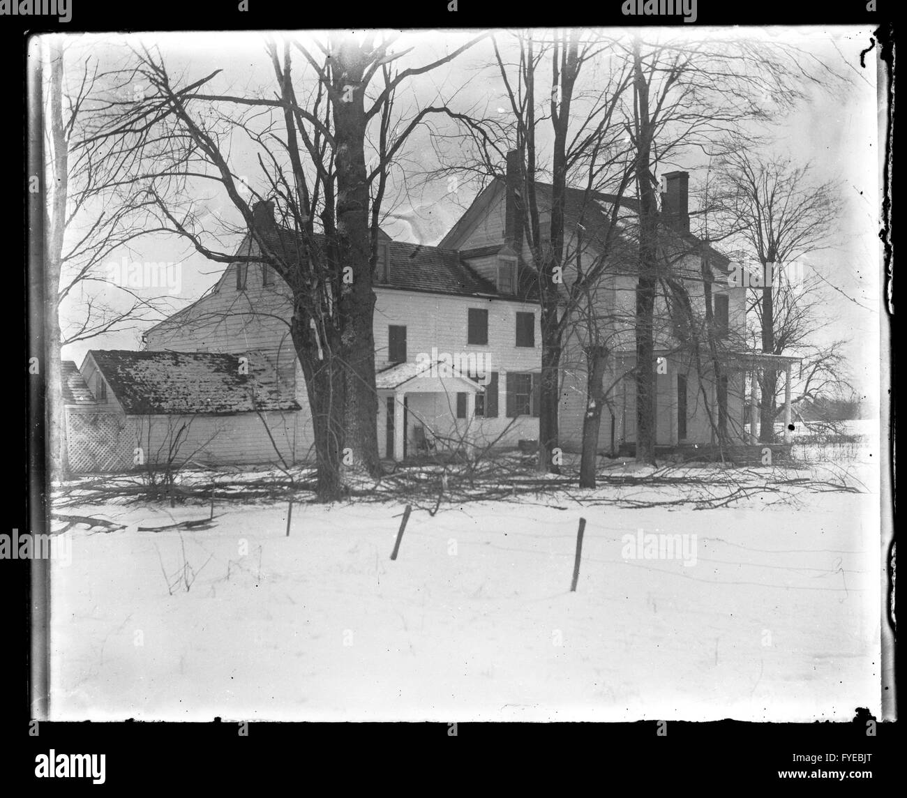 Viktorianische Foto eines Hauses in Fallston, Maryland. Stockfoto