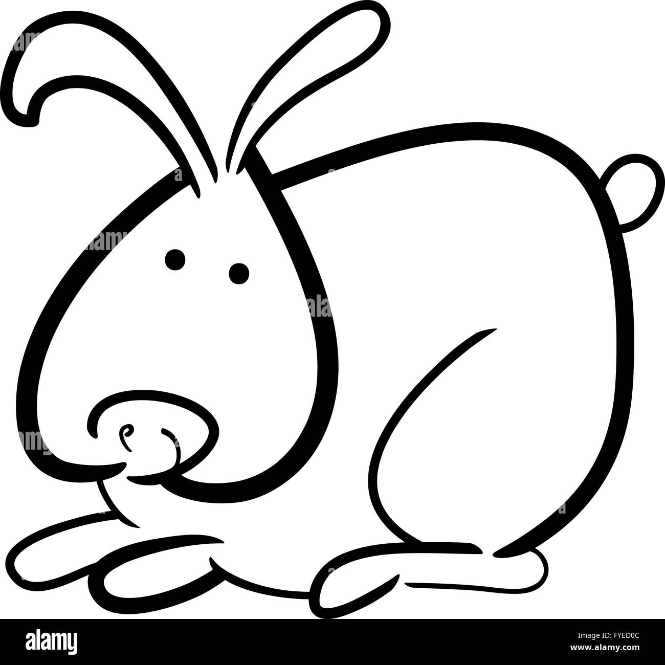 Hase Zeichnung Schwarz Weiss Stockfotos und -bilder Kaufen - Seite 2
