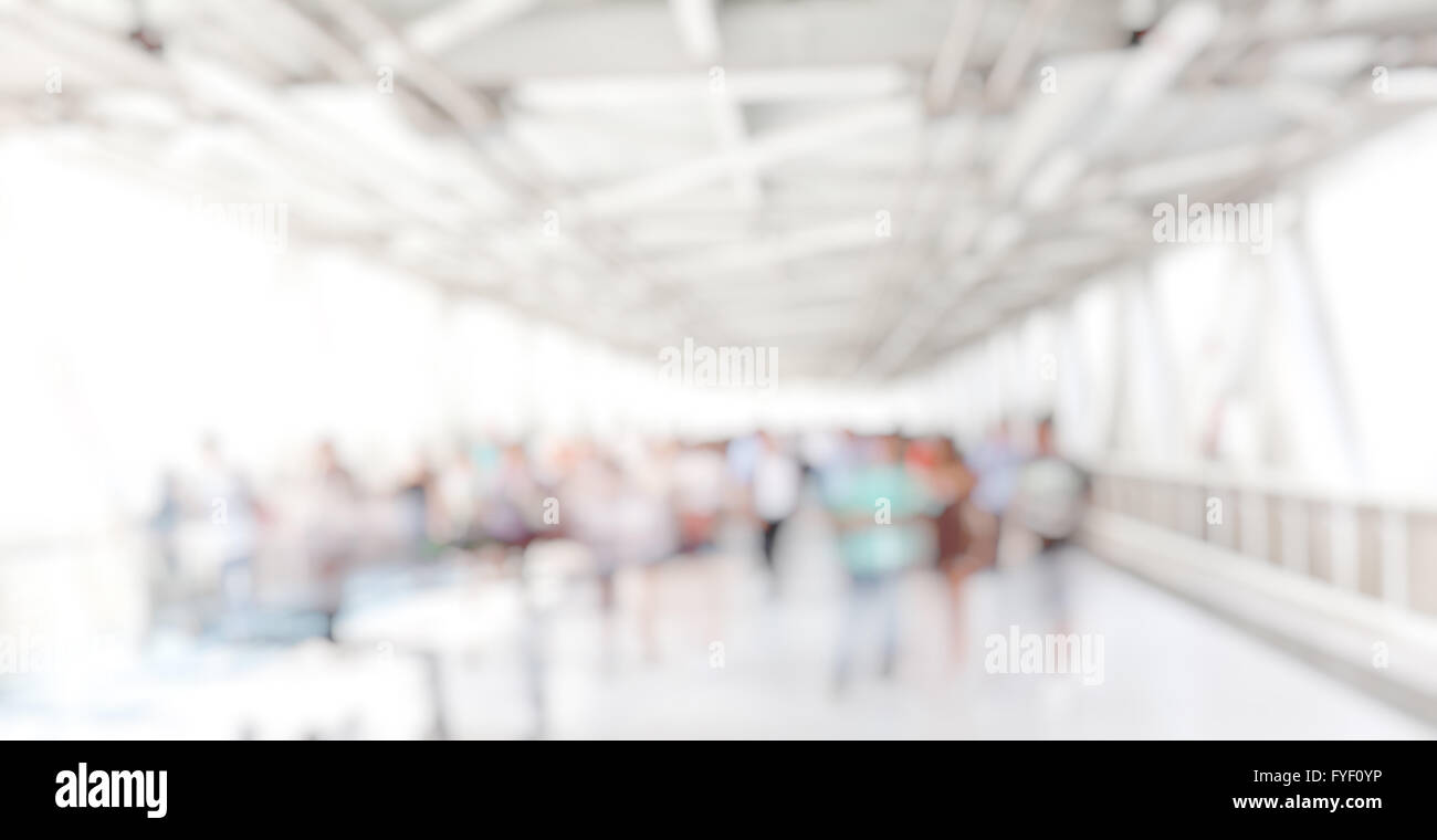 Menschen bewegte künstlerische verschwommenes Bild Stockfoto