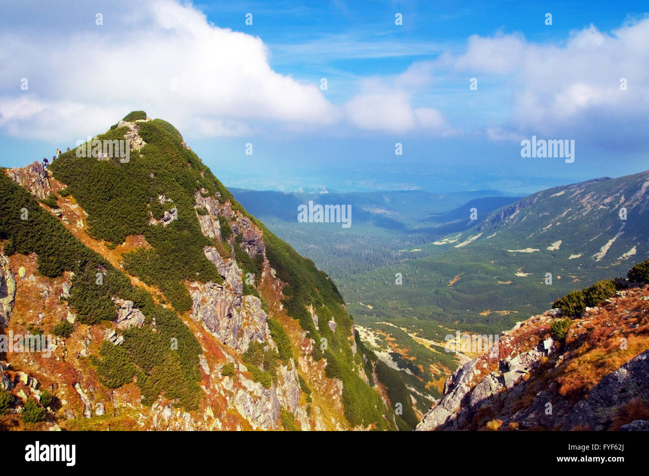 Berge-Landschaft. Tatra buntes Bild Stockfoto