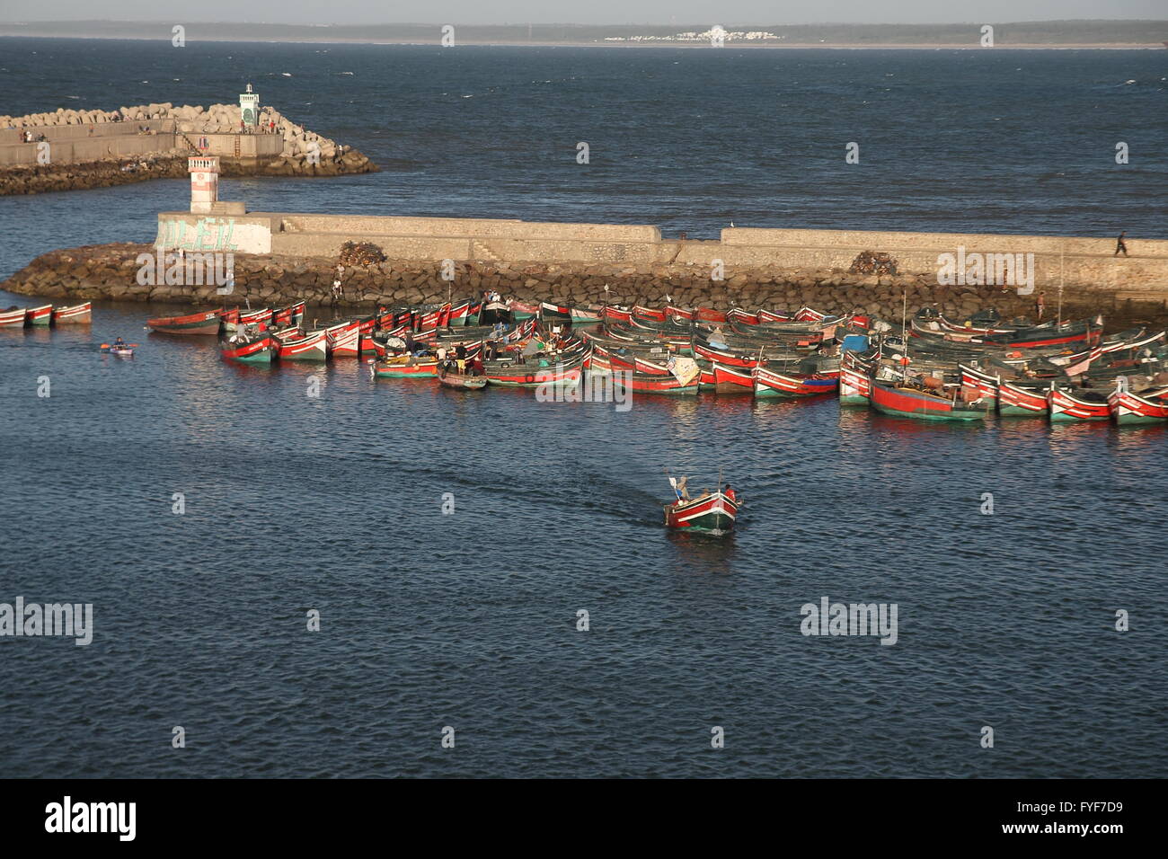 El-Jadida Hafen Stockfoto