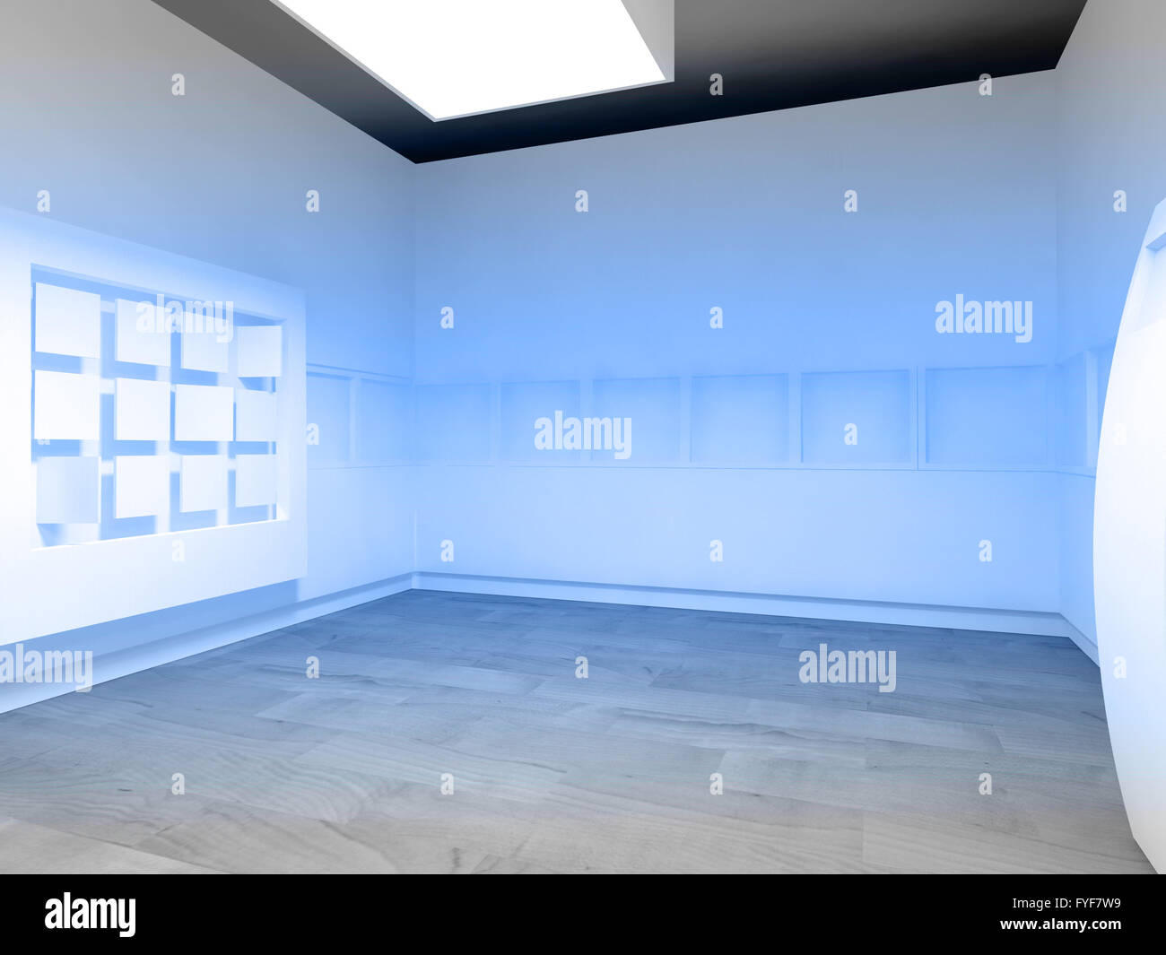 Wartezimmer in einem Krankenhaus oder einer Klinik mit dem leeren Raum Stockfoto