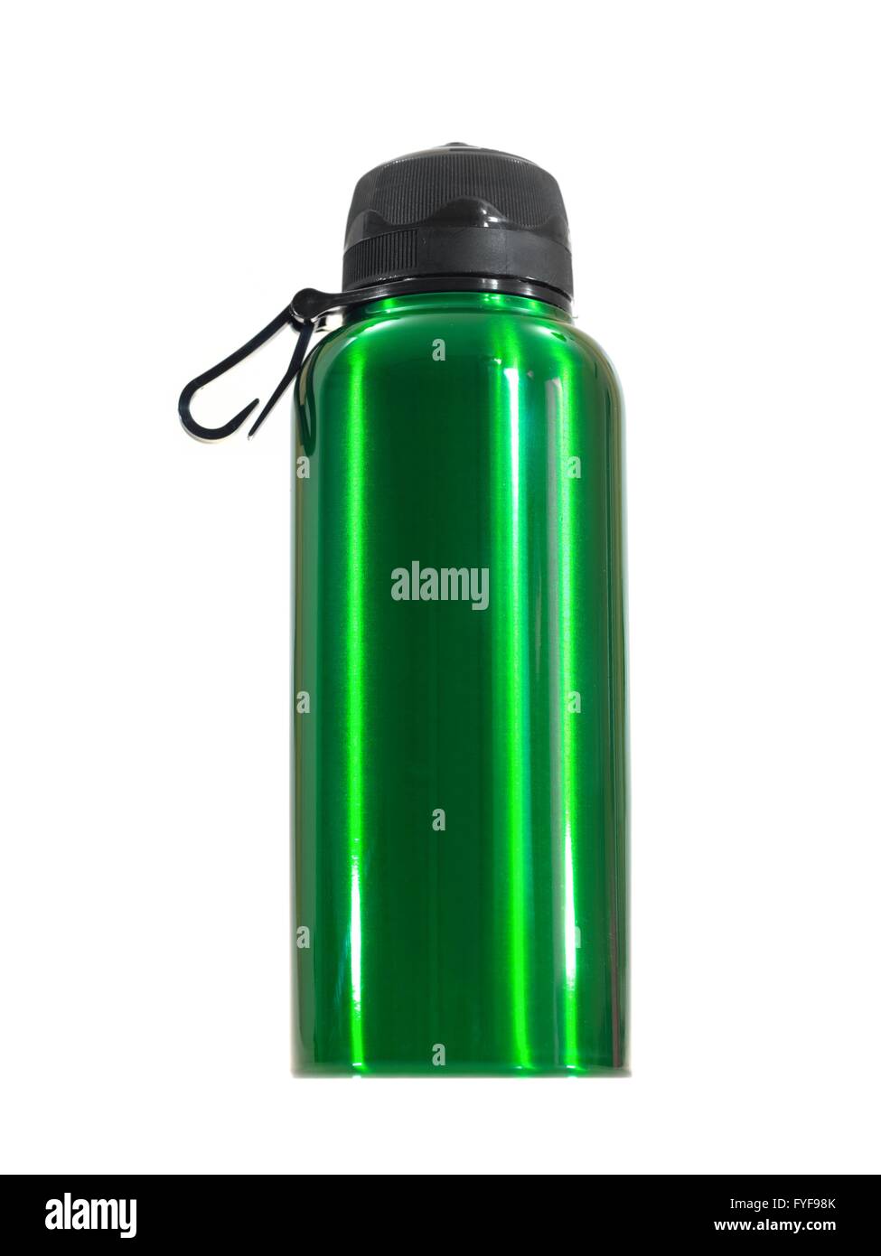 Eine Sport-Trinkflasche isoliert auf einem weißen Hintergrund Stockfoto