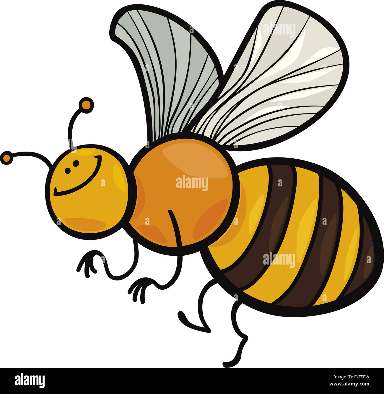 Biene Zeichnung Stockfotos & Biene Zeichnung Bilder - Alamy