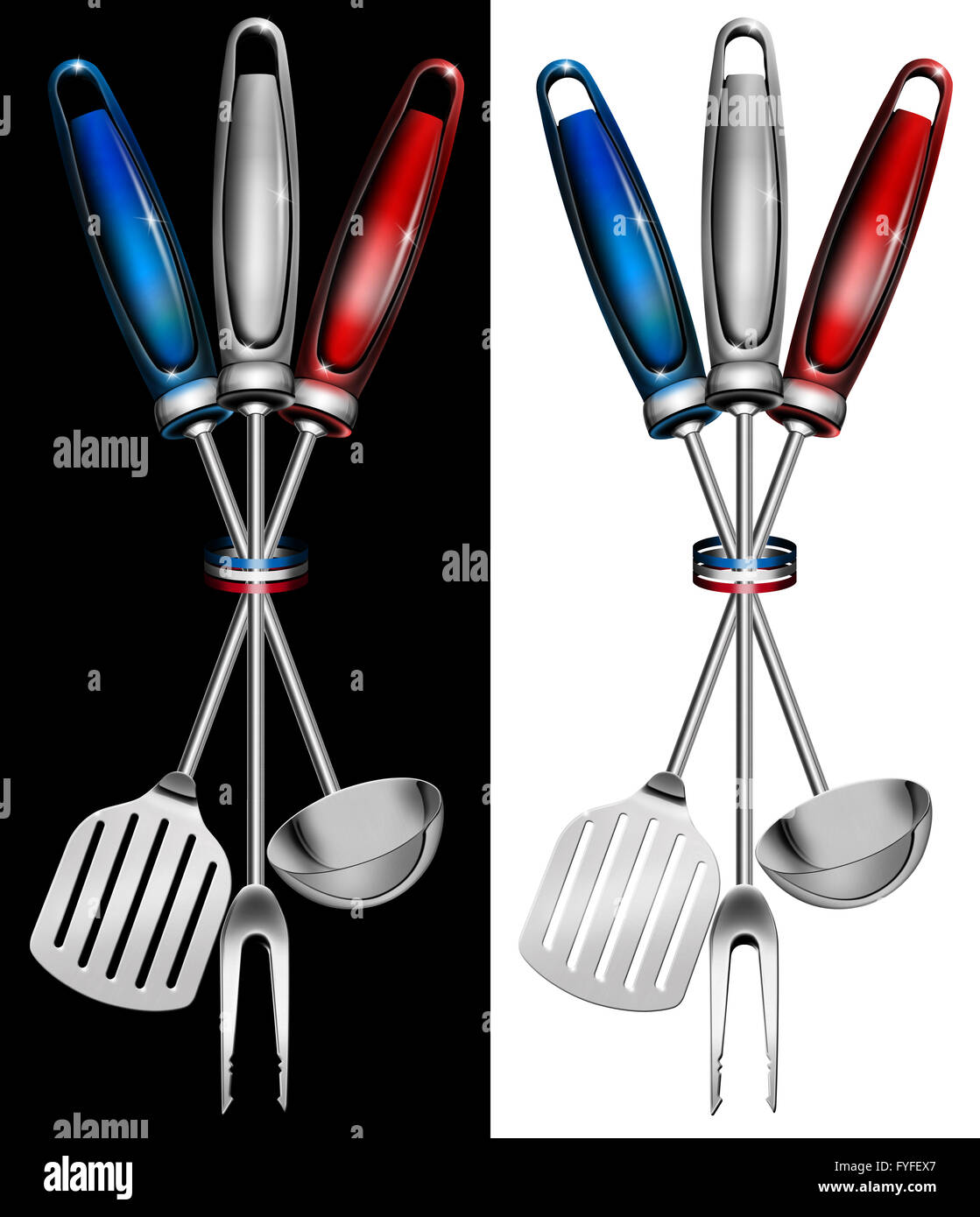 Französische Küche - Cuisine française Stockfoto