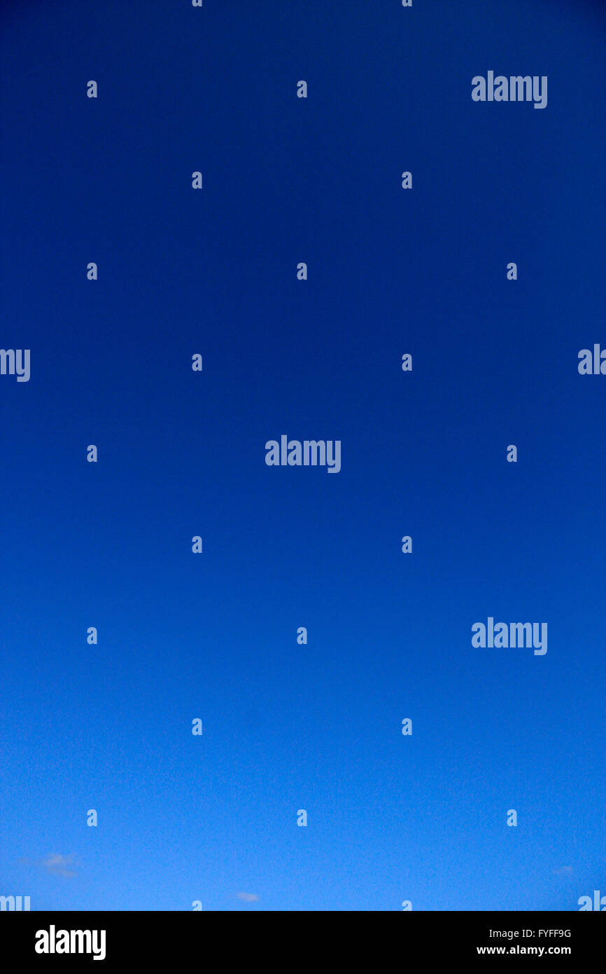 Azurblauer Himmel. Stockfoto