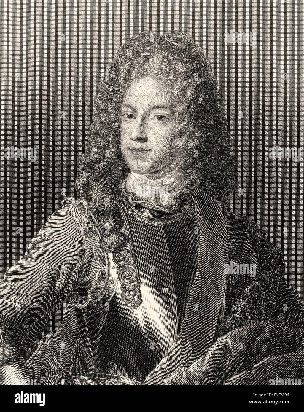 James Francis Edward, Prinz von Wales, 1688-1766, der englische Sohn von James II von England, Stockfoto