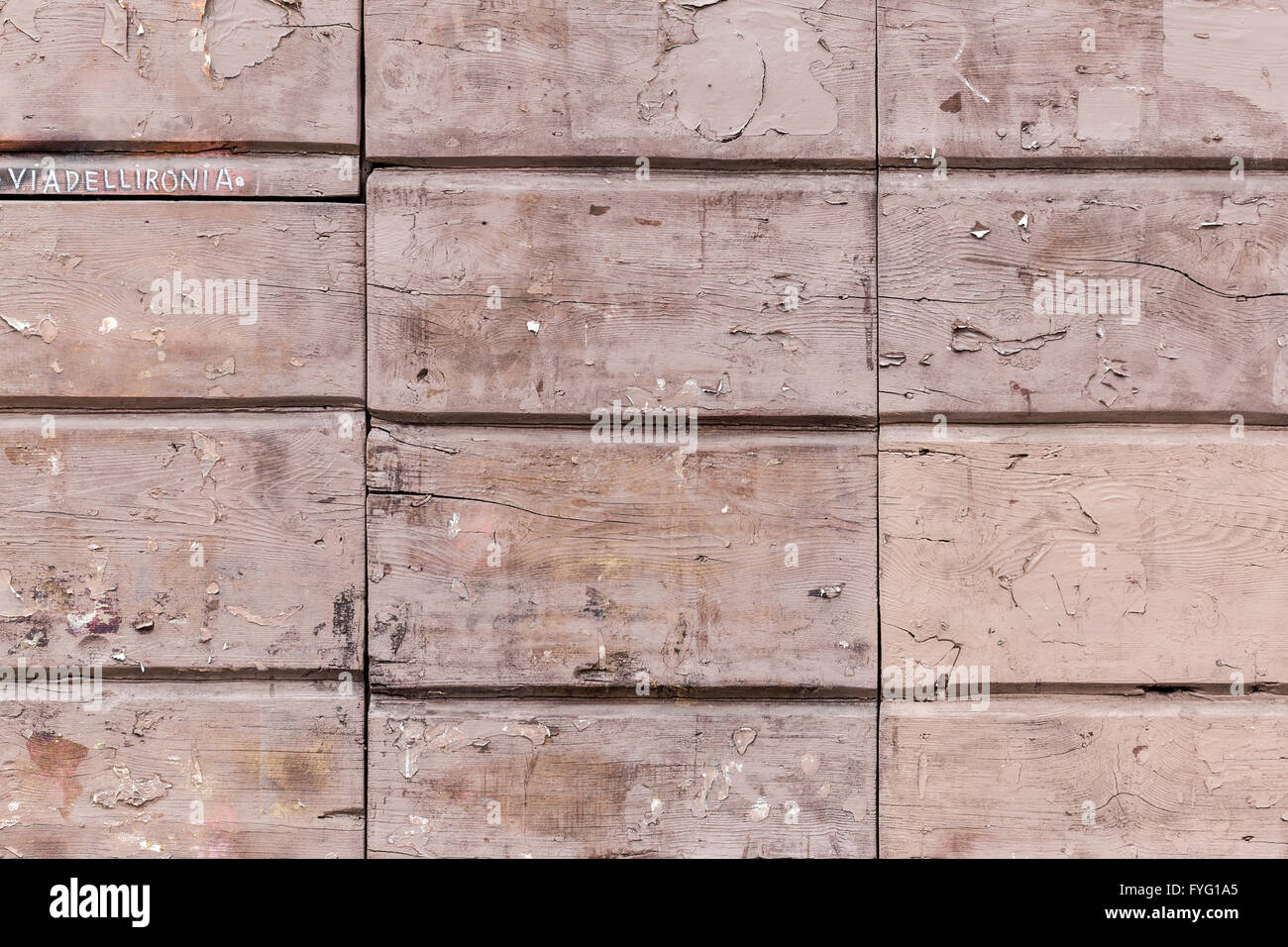 Holztür Textur, Outdoor-Foto Stockfoto