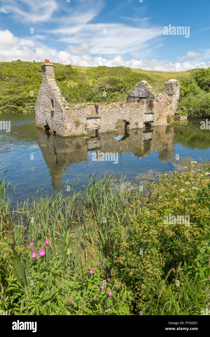 Frainslake Mühle Castlemartin Militär Angebot - Pembrokeshire Stockfoto