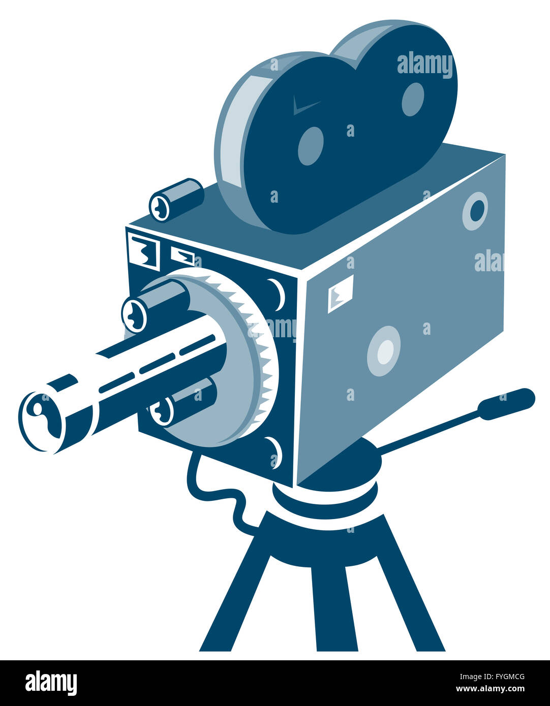 Retro Vintage Video Film Kamera Stockfoto