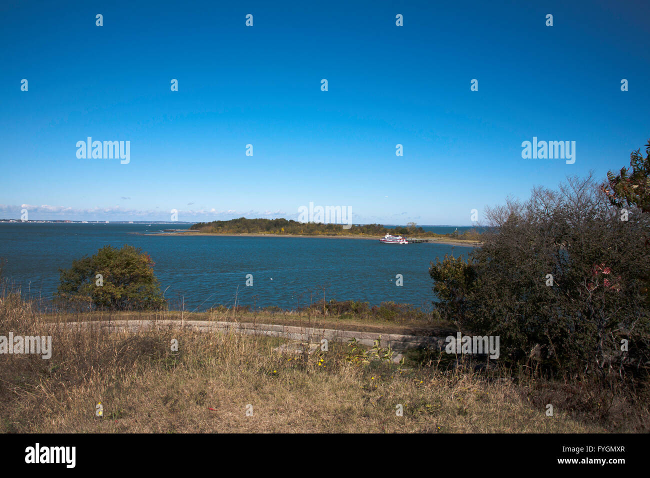 Fort Warren auf Georges Insel Boston Harbor Islands Massachusetts, USA Stockfoto