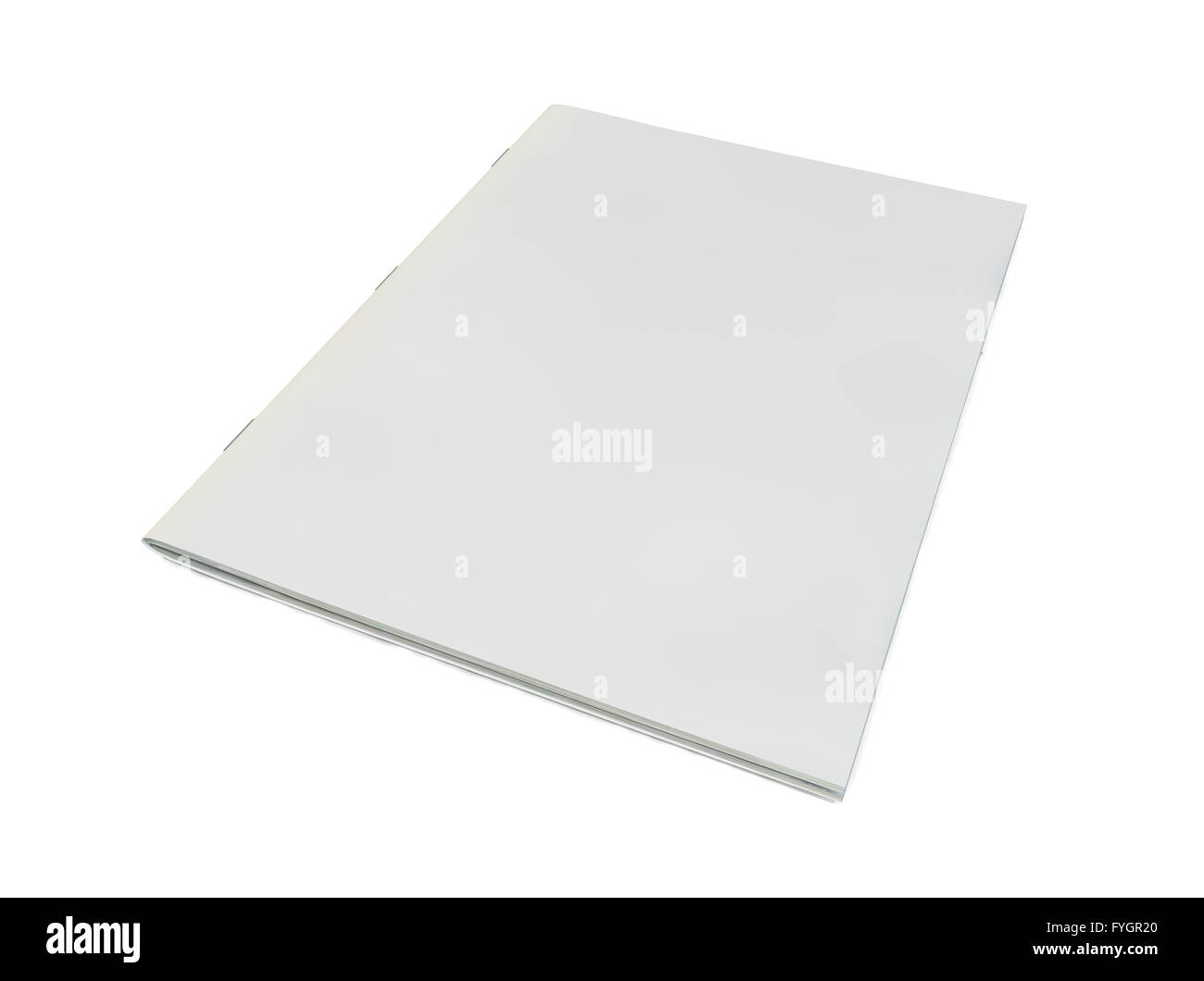 Rendern von leeren Magazin-cover Stockfoto