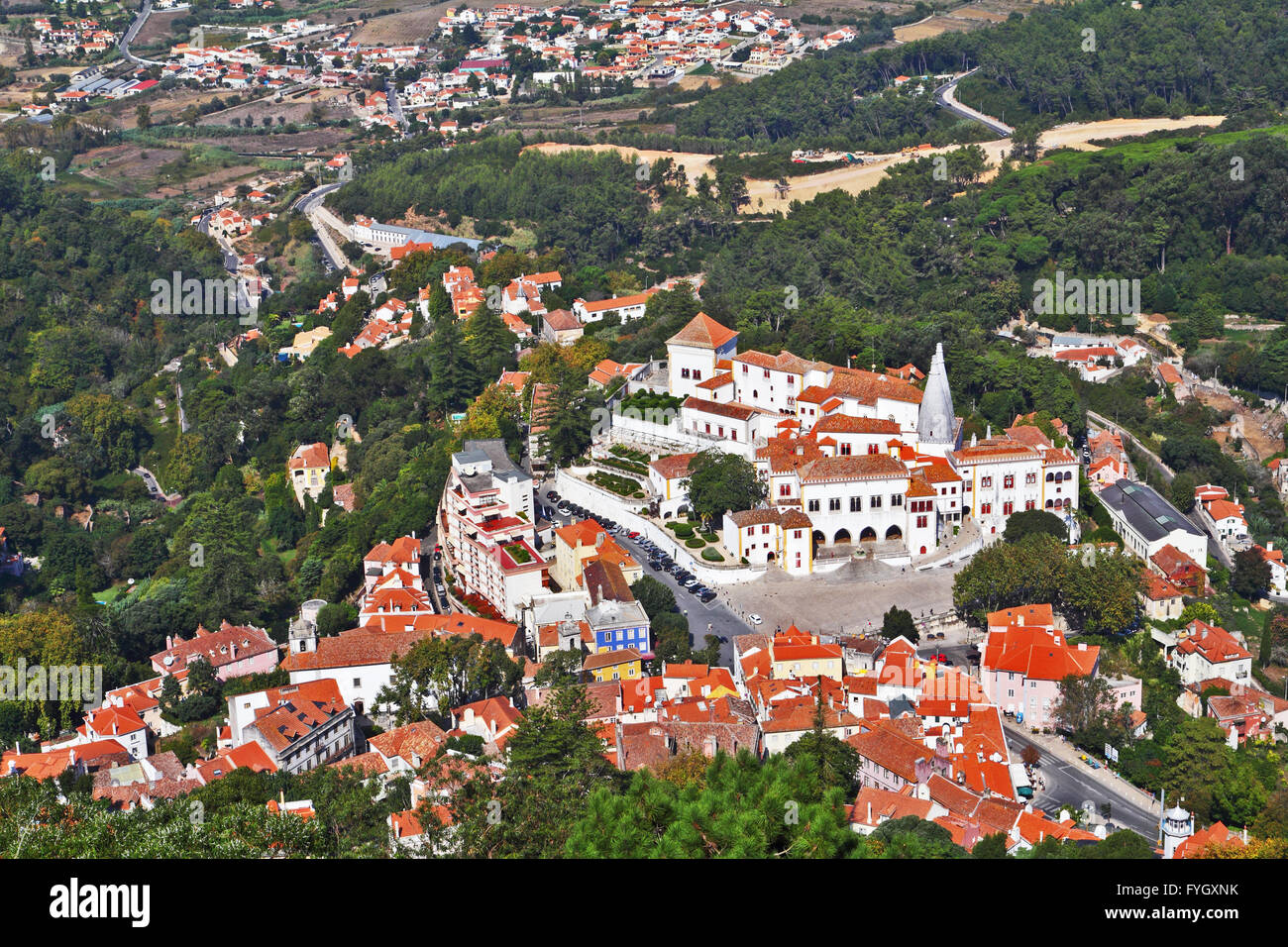 Herrlichen Resort von Sintra in den Umgebungen von Lissabon Stockfoto