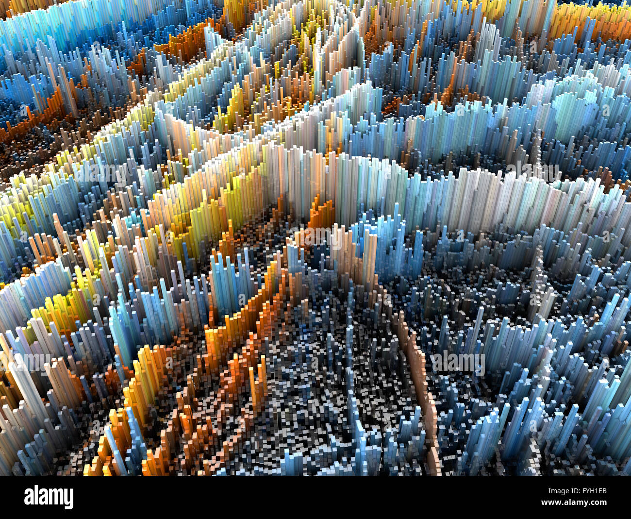 computergenerierten abstrakten Hintergrund pixel Stockfoto