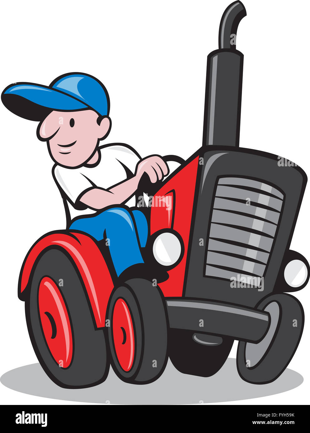 Cartoon Traktor Stockfotos & Cartoon Traktor Bilder - Alamy