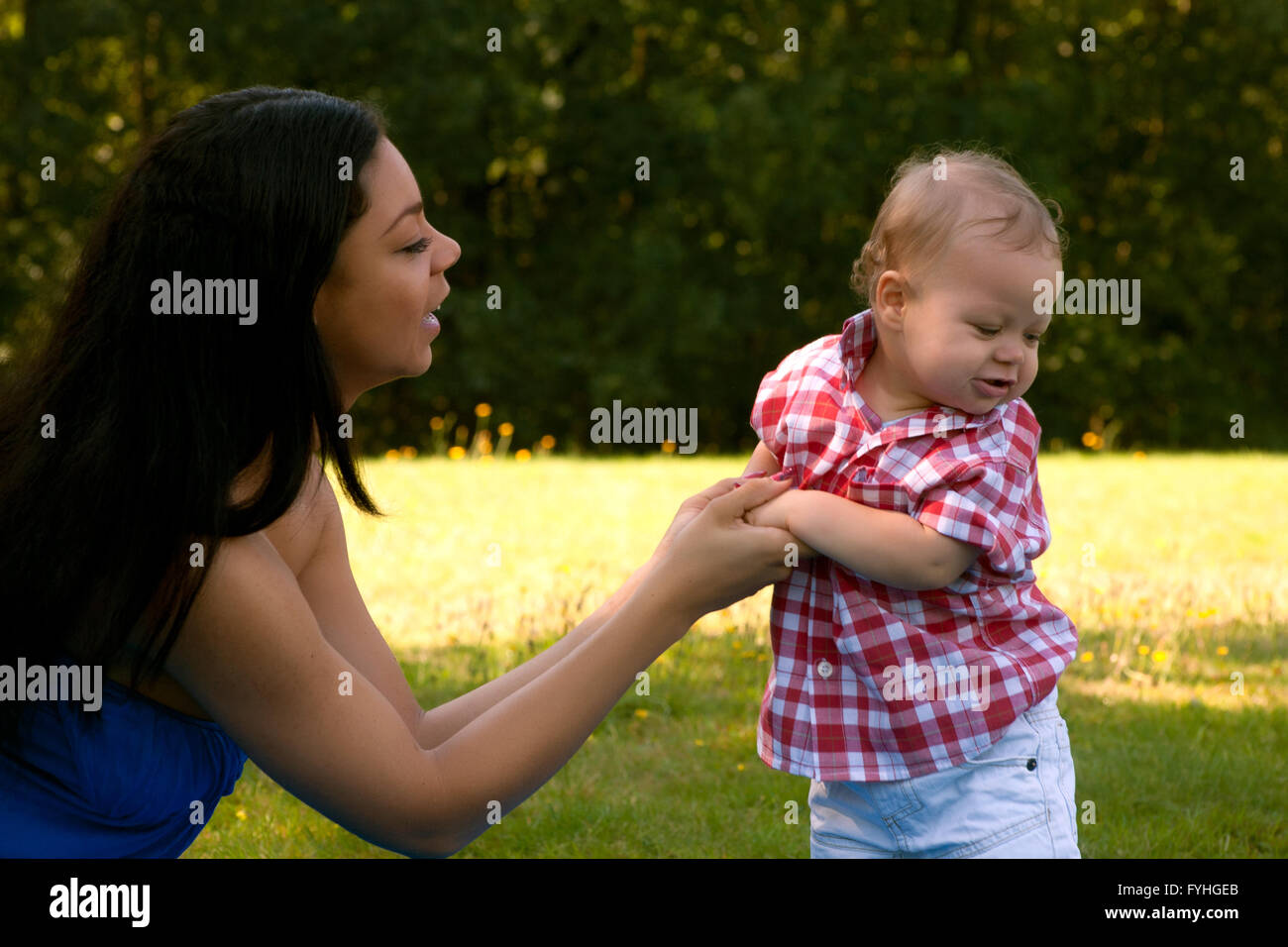 Machen Sie den ersten Schritt Stockfoto