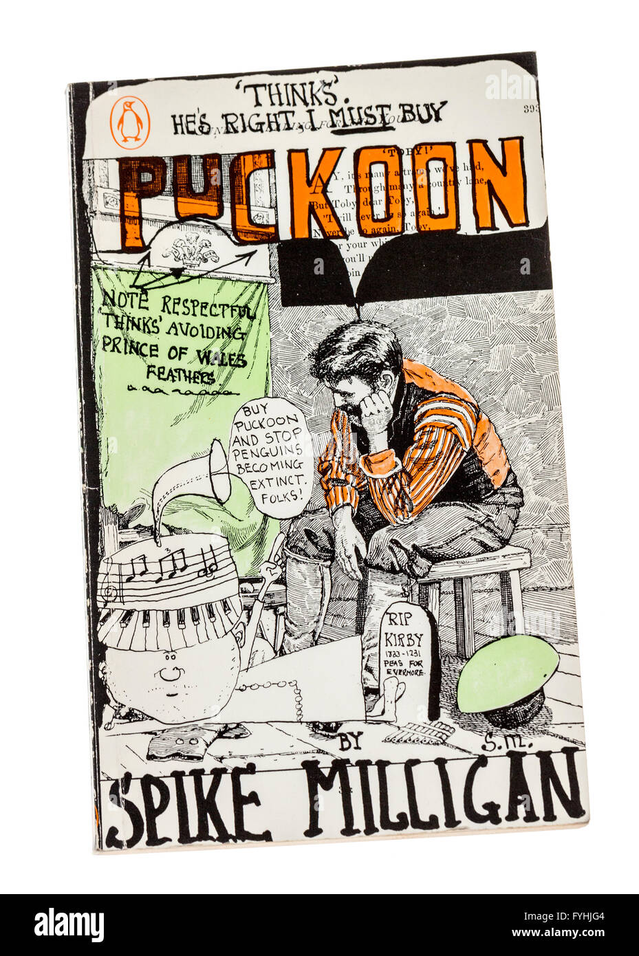 Alten Taschenbuch Verlag Penguin Puckoon von Spike Milligan Stockfoto