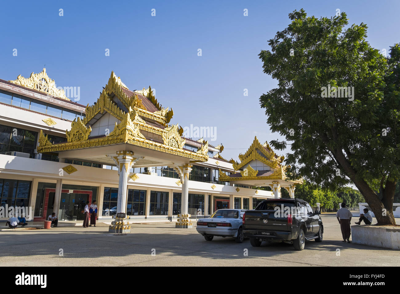 Nyaung U Flughafen Mandalay-Division, Myanmar, Asien Stockfoto